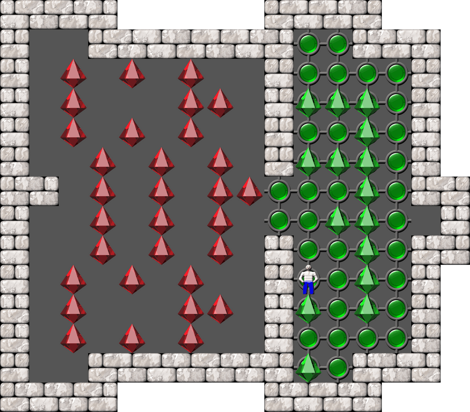 Сокобан Thinking Rabbit Arranged уровень 370